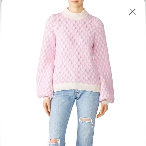 STINE GOYA sweater in Pink and white size medium - Picture 16 of 16